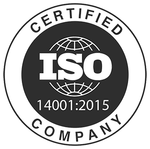 ISO 14001 2015 certified